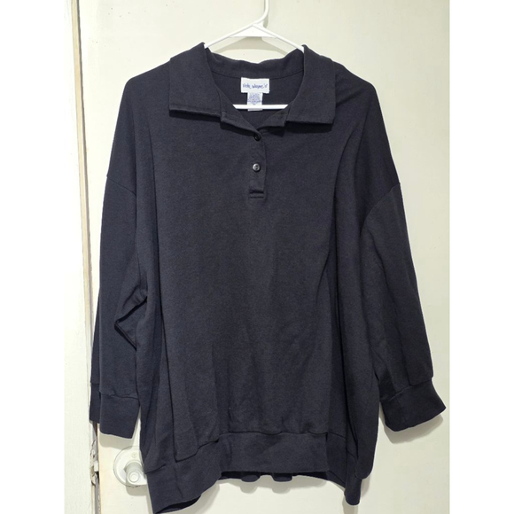 Women's Vicki Wayne's Sweatshirt‎ Size 3X Black - Picture 1 of 5